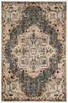 Esmira Traditional Blue Washable Rug 6'7\" x 9'0\" Indoor Area Rug 