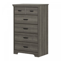 Versa 5-drawer Chest - Gray Maple 