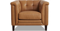 Hydeline Bodie Leather Chair - Brown 