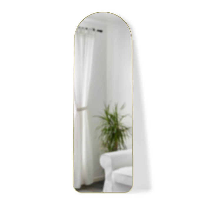 Umbra Hubba Arched 20\" x 62\" Mirror - Brass