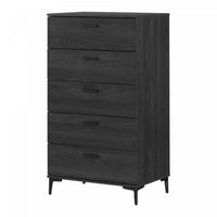 Musano 5-drawer Chest With Metal Legs - Gray Oak