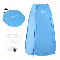 Outsunny Pop Up Shower Tent Portable Dressing Changing Room Privacy Shelter Tents For Outdoor Campin