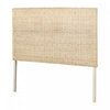 Lilak Rattan Headboard - White Washed