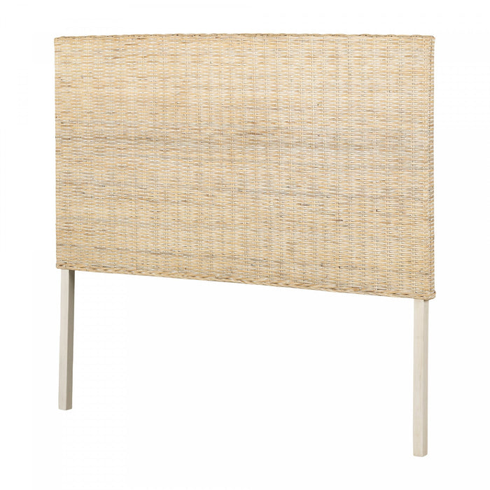 Lilak Rattan Headboard - White Washed