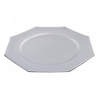 Charger Plate Octagon Silver 13