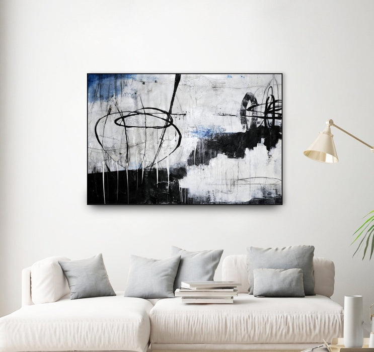 \"About That Twirl\" Canvas Framed Black 36x24 Wall Art