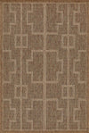 Dune Transitional 6'6\" x 9'0\" Area Rug in Ivory Indoor Area Rug 