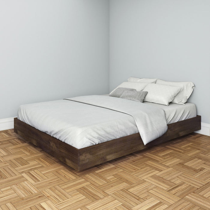 Nordika Queen Platform Bed - Truffle 