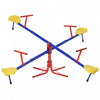 Outsunny Kids Metal Seesaw Teeter Totter Children's Playground Equipment For Garden Outdoor Indoor S