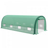 Outsunny 19.5' X 10' X 6.5' Walk-in Tunnel Greenhouse With Upgraded Structure, Zipped Roll Up Mesh D