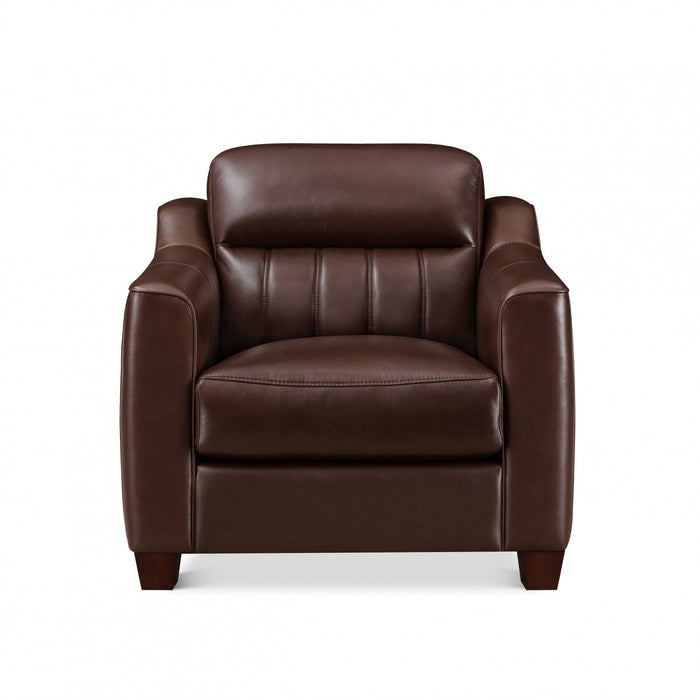 Hydeline Uptown Leather Chair - Brown 