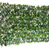 Willow Expandable Trellis 40 In X 80 In White Rose Leaves Artificial Plant