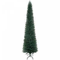 Homcom 7ft Artificial Christmas Tree Holiday Pencil Tree Indoor
