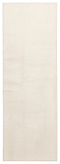Elion Contemporary Cream Washable Rug 1'10