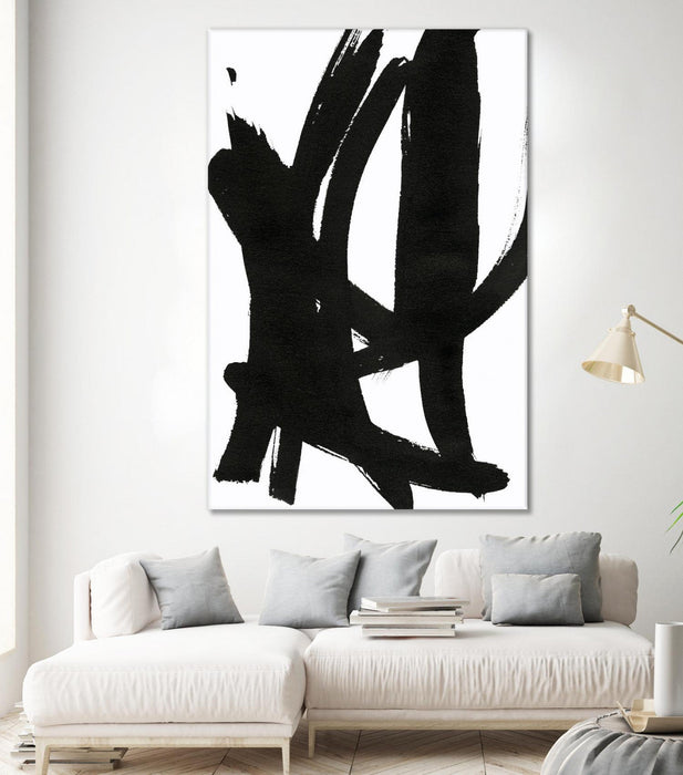 \"Composition In Black And White 7\" Giant Art 84x54 Wall Art