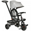 Qaba Baby Tricycle 4 In 1 Trike W/ Reversible Angle Adjustable Seat Removable Handle Canopy Handrail