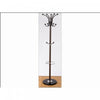 Head Coat Hanger Brown with Marble Base Coat Racks