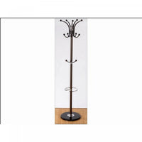 Head Coat Hanger Brown with Marble Base Coat Racks