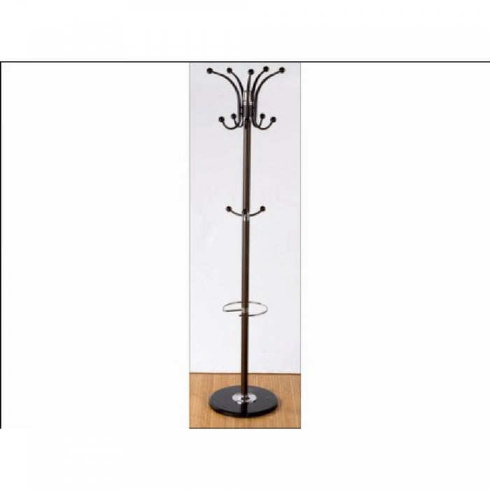 Head Coat Hanger Brown with Marble Base Coat Racks