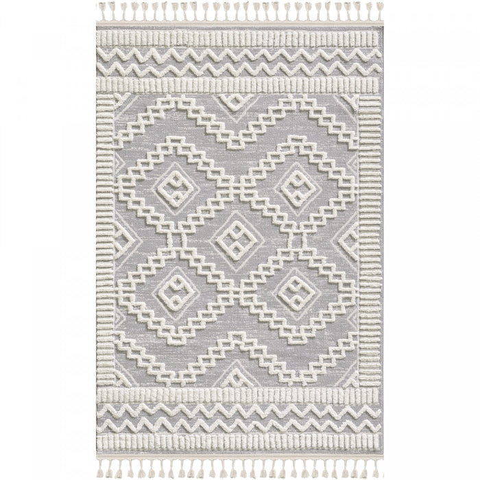 Quinto Moroccan Quatro Shag Area Rug - 6'3\" x 9'