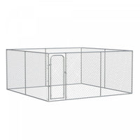 Pawhut 172 Sq. Ft. Dog Playpen Outdoor, Walk-in Dog Run Kennel Puppy Exercise Pen With Galvanized St