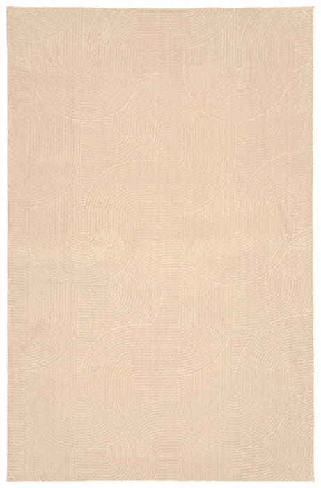 Elion Contemporary Beige Washable Rug 8'0\" x 10'0\" Indoor Area Rug 