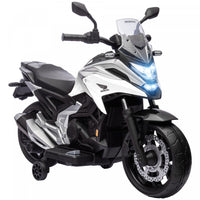 Qaba Honda Licensed 12v Electric Motorcycle, Battery Powered Ride-On Motorbike For Kids With Headlig