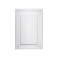 Clamp 24 Inch All-Glass Rectangular Mirror In Chrome 