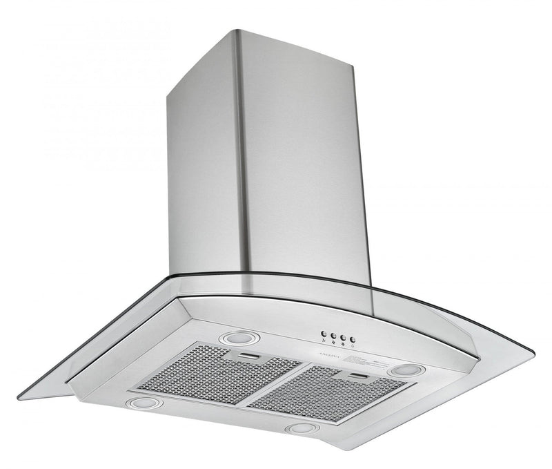 Ancona IGCC630 30\" Island Glass Stainless Steel Range Hood - AN-1404 
