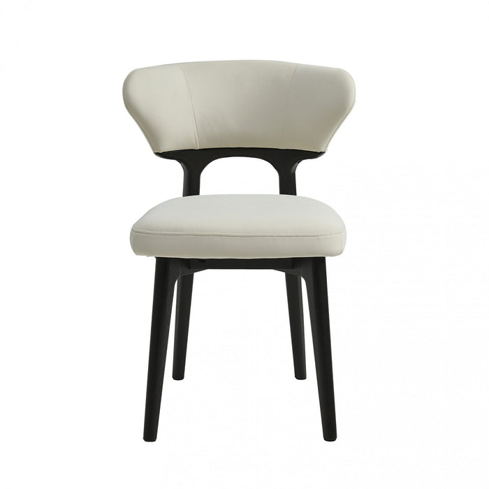 Susie Wooden Dining Chairs Set Of 2 With Upholstered Fabric Side Chairs And Wood Legs,beige 