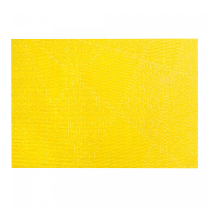 Vinyl Placemat Electrify Yellow - Set of 12