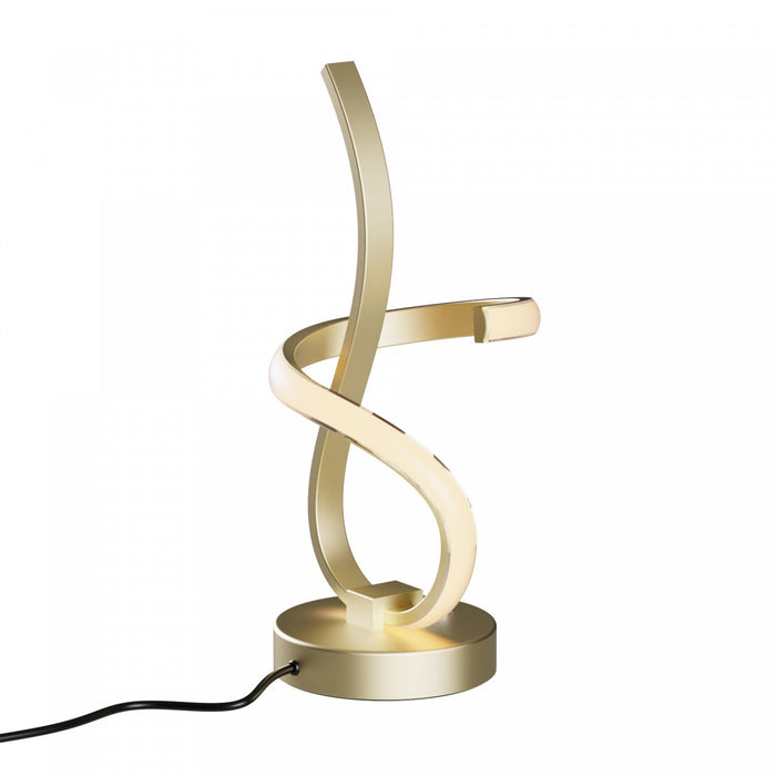 16\" Golden Swirl LED Table Lamp  