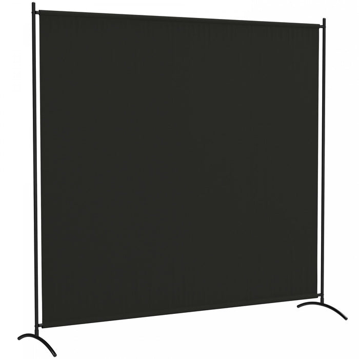 Outsunny Single Panel Privacy Screen, Uv30+ Room Divider, Black