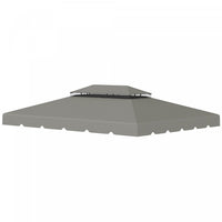 Outsunny 13.1' X 9.8' Gazebo Replacement Canopy, Double Vented Gazebo Top Cover For Garden Patio Out