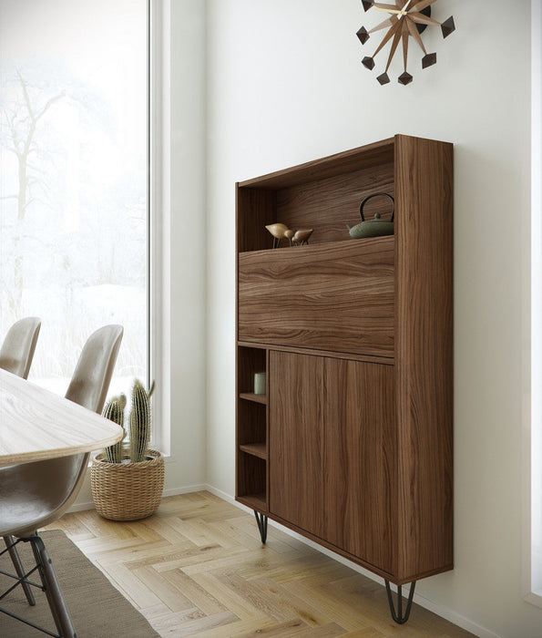 Nordika Secretary Desk - Walnut 