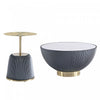 Anderson Modern 2-Piece Coffee Table & End Table Set in Gray 