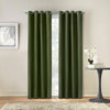 Thermaplus Alpine Olive Blackout Grommet Curtain Panel - 52 x 95