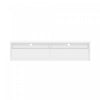 Duncan Contemporary Modern 70\" TV Stand in White 