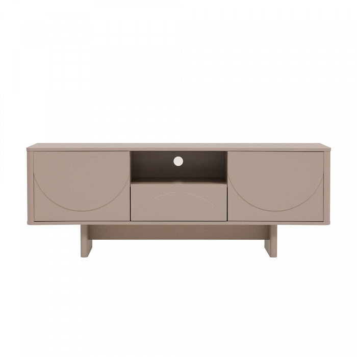Ella Modern 59\" TV Stand in Mocha 
