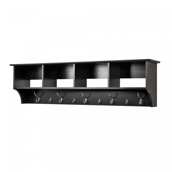 Hanging Entryway Shelf - Black