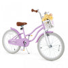 Prorider 20" Kids Bike With Height Adjustable Handlebar & Seat Hand Brake & Coaster Brake Purple
