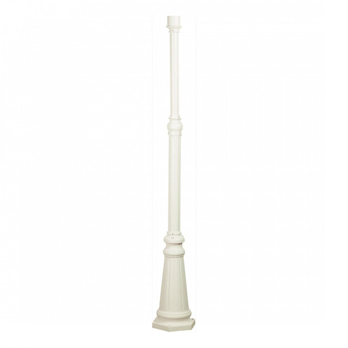 Classico 1-Light White Post 