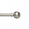 Umbra Bolas Nickel Expandable 1\" Curtain Rod - 72\"-144\" 
