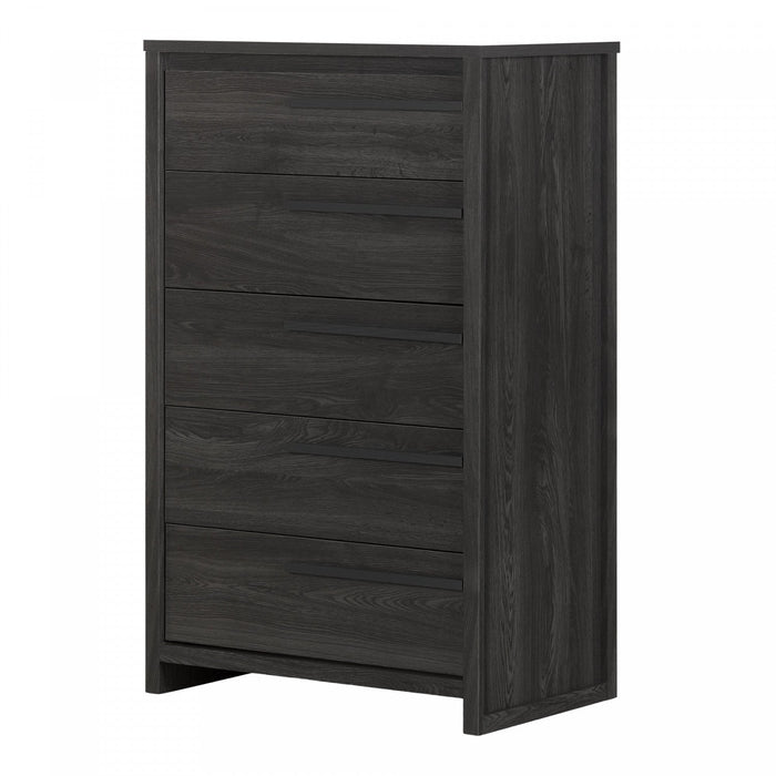 Tao 5-Drawer Chest - Grey Oak 