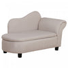 Qaba Kids Sofa, Toddler Couch With Storage Compartment, Children Chaise Lounge, Armrest Chair For Pr