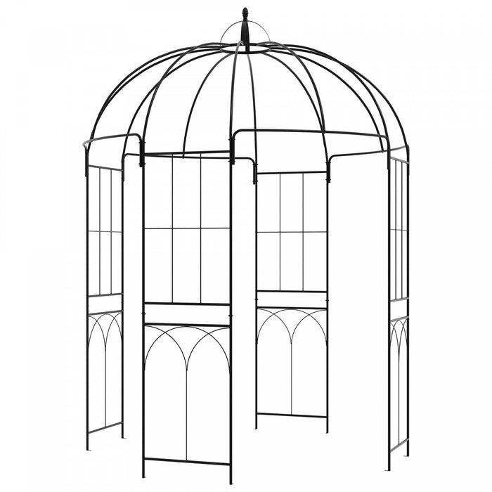Outsunny Birdcage Shape Garden Arbour, Pergola Pavilion For Climbing Plants