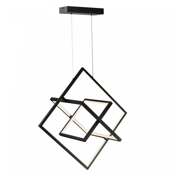 Graymar 24 W LED Black Pendant Light 