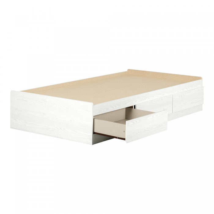 Hazen Mates Twin Bed - White Pine