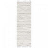 Quinto Cream Waves Shag Area Rug - 2'7\" x 8'