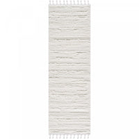 Quinto Cream Waves Shag Area Rug - 2'7